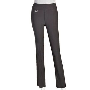 LuLu B Relaxing Fun Colorful Pull on Skinny Pants AnKle Length Sz 6 Black ***